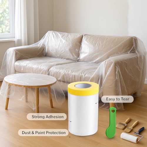 Pre-Taped Masking Film Roll & Free Cutter - Image 4