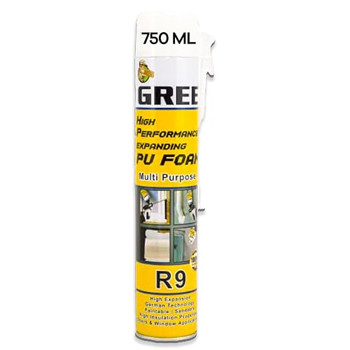 GREE Amro PU Foam Spray - DIY Expansion Foam for Gap Filling & Insulation