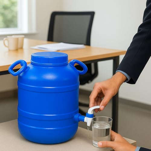 Water Dispenser 26L | Plastic Water Container with Tap - Image 3
