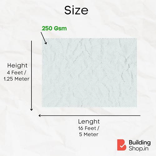 BUILDINGSHOP Floor Protection Sheet - Heavy-Duty Guard for Wood, Marble, and Tile Floors, Protects Against Paint Stains, Scratches, and Damage During Interior Projects