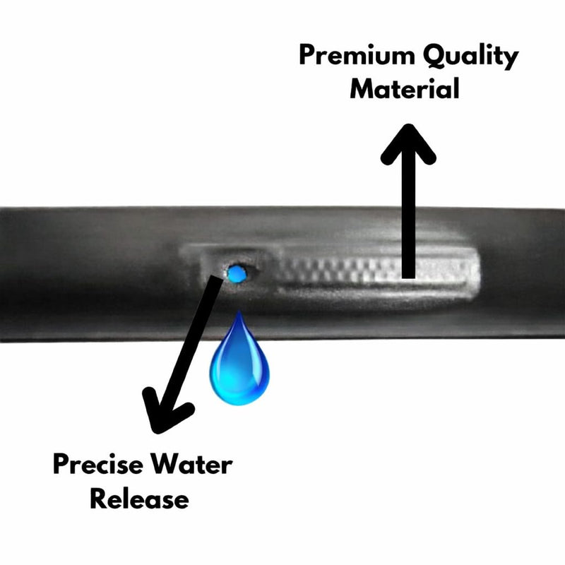 BUILDINGSHOP Agrotech Flat Inline Drip Irrigation Pipe, 16 mm Diameter, 0.2 mm Thickness, 40 cm Emitter Spacing, 1000 m Roll for Agriculture & Gardening