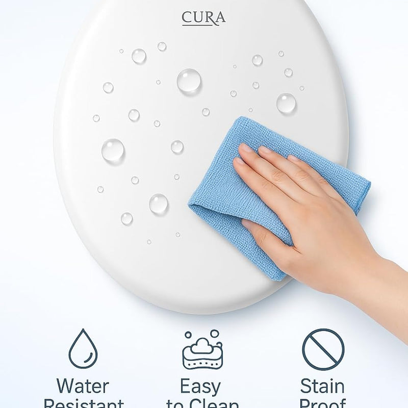 Toilet Seat Cover for Western Commode | Premium White, Easy Clean - Image 3