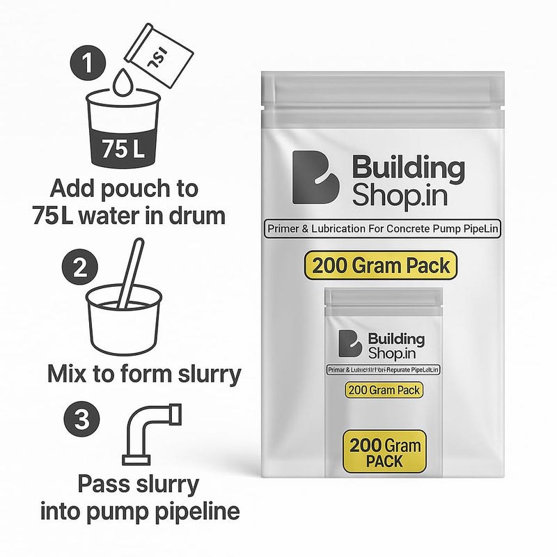 Concrete Pump Primer & Lubricant | Pipeline Lubrication Powder (200g) - Image 3