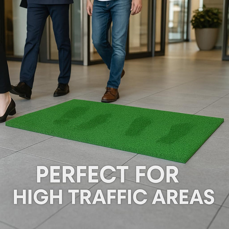 Buildingshop Rubber Doormat for Home Entrance, Waterproof & Anti-Slip