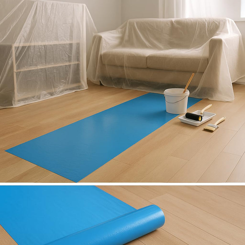Floor Protection Film | Self-Adhesive Surface Protection Roll (610mm x 100m) - Image 3