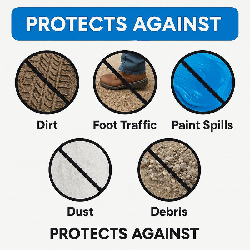 Floor Protection Film | Self-Adhesive Surface Protection Roll (610mm x 100m) - Image 5