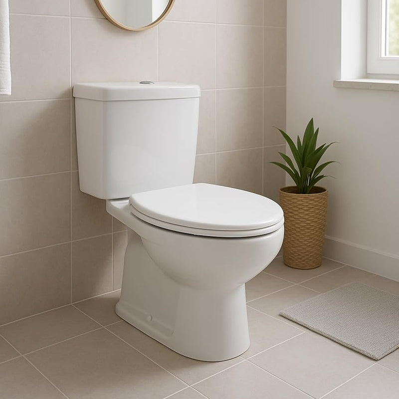 Toilet Seat Cover for Western Commode | Premium White, Easy Clean - Image 5