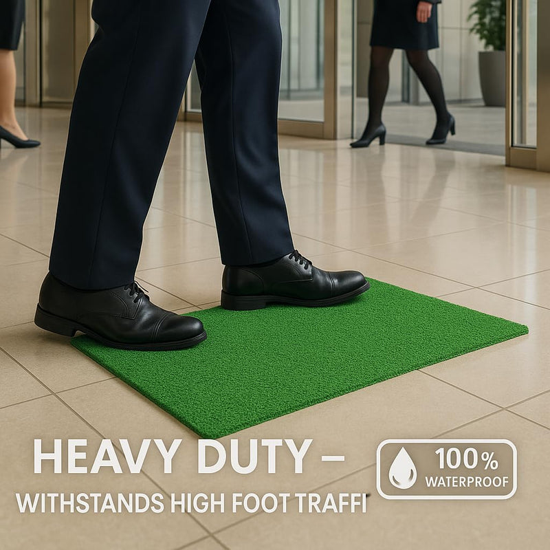 Buildingshop Rubber Doormat for Home Entrance, Waterproof & Anti-Slip