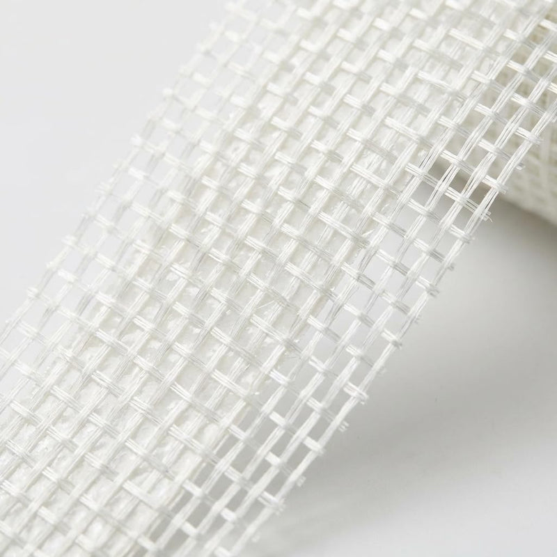 Buildingshop Fiber Mesh Drywall Tape | 60 GSM Self-Adhesive Glass Fiber Mesh Tape for Wall Crack Repair, Drywall Joints, Plastering & Waterproofing