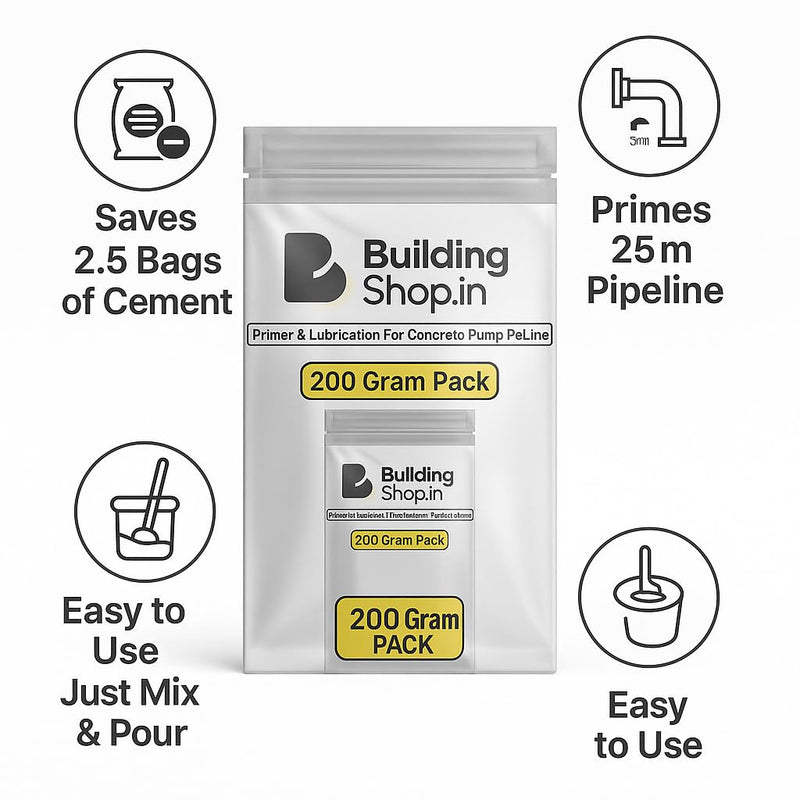 Concrete Pump Primer & Lubricant | Pipeline Lubrication Powder (200g) - Image 6