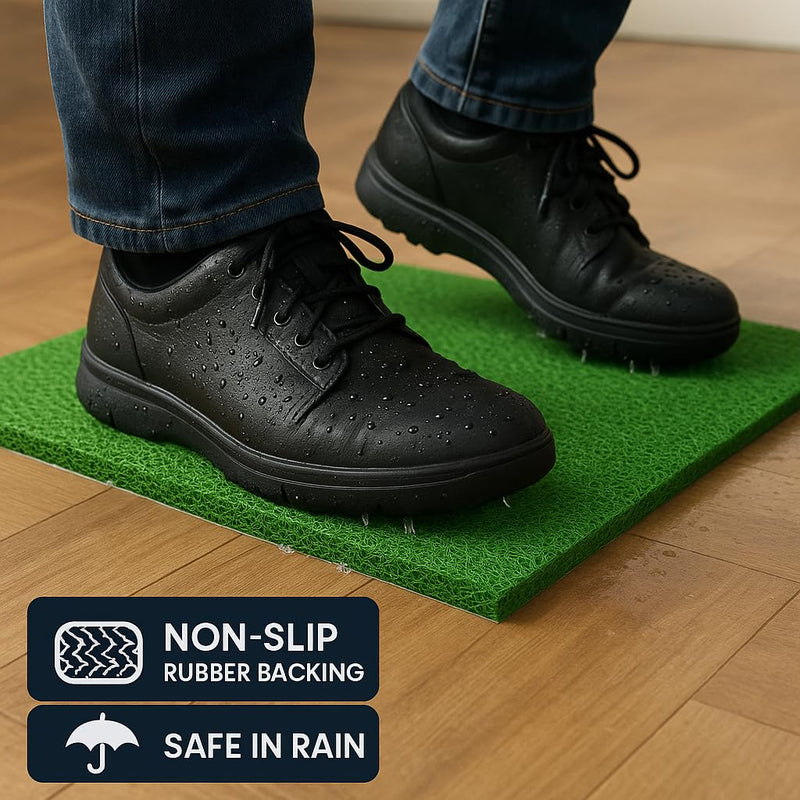 Buildingshop Rubber Doormat for Home Entrance, Waterproof & Anti-Slip
