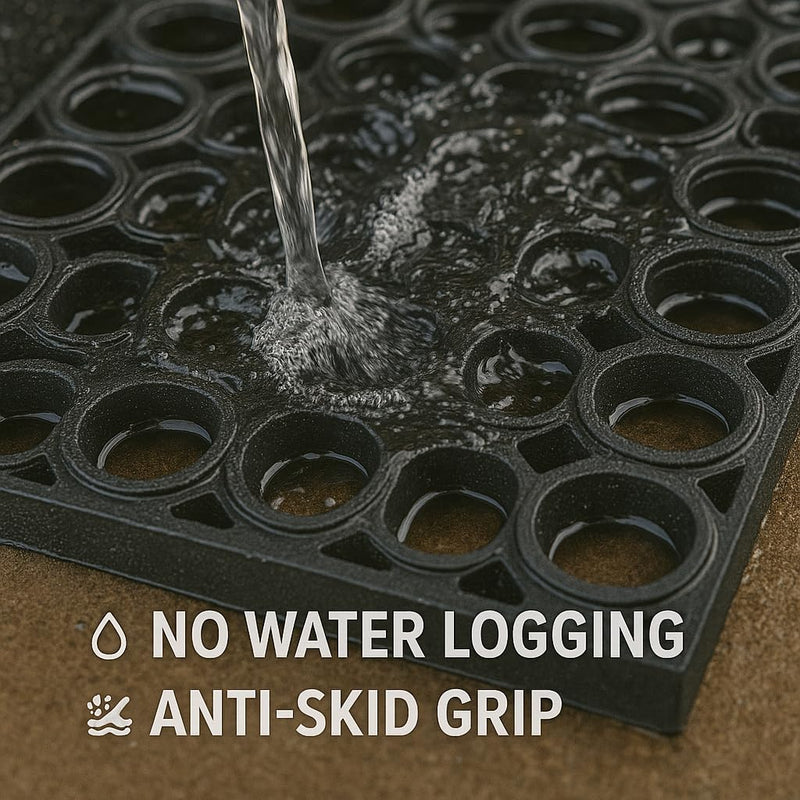 Heavy Duty Rubber Hollow Mat 22mm Thickness, Anti-Slip, Waterproof Industrial... - Image 6