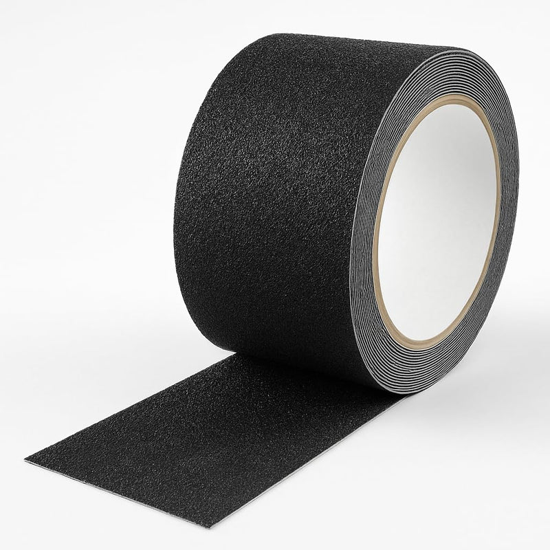 Anti-Skid Tape | Heavy-Duty Non-Slip Safety Grip Roll (Black) - anti slip tape