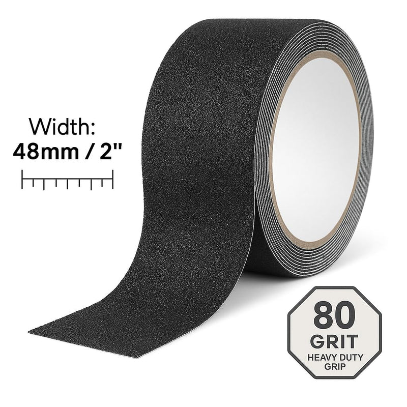 Anti-Skid Tape | Heavy-Duty Non-Slip Safety Grip Roll (Black) - Image 6
