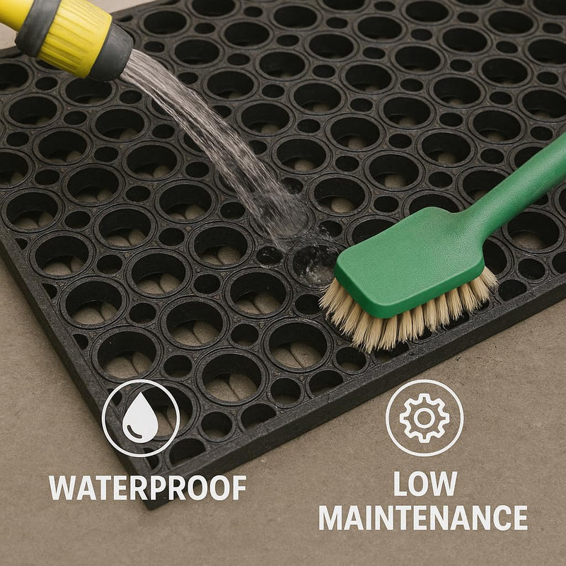 Heavy Duty Rubber Hollow Mat 22mm Thickness, Anti-Slip, Waterproof Industrial... - Image 4