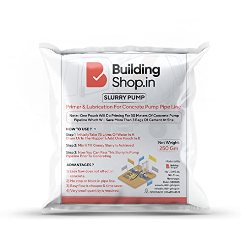 Buildingshop Slurry Pump/Pouch Concrete Pipeline Primer Powder (20 Pouch X 250 Gm)