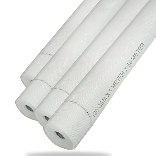 Buildingshop 70, 120, 160 Gsm Roll Glass Fiber for Plastering/Concrete Precast: Polypropylene Solution