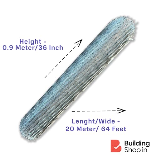 Buildingshop METAL MESH - for Plastering For Waterproof of Roof/Crack Patch/Wall Repair/Wall Coating Contains
