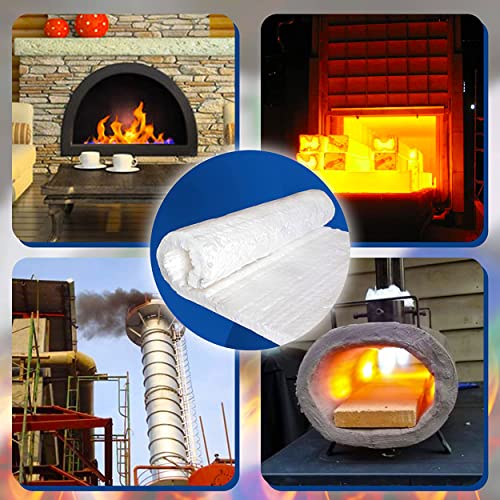 BUILDINGSHOP Ceramic Thermal Blanket: Heat Insulation Sheet for Chimney, Jewellery Making, Pizza Oven