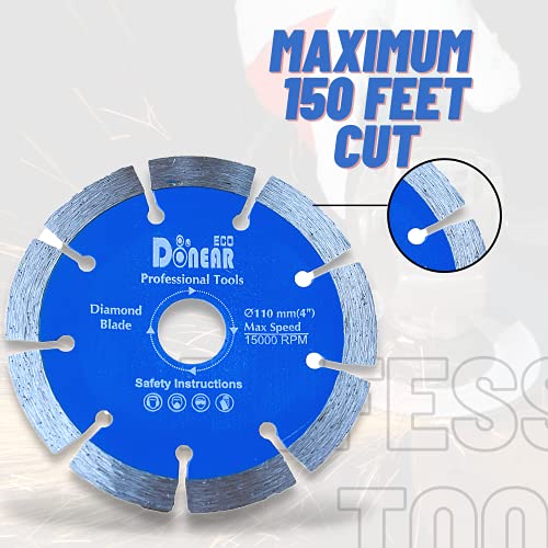 Buildingshop.in (Donear Eco) 4" Diamond Cutting Blade Professional Series (Pack Of 2)